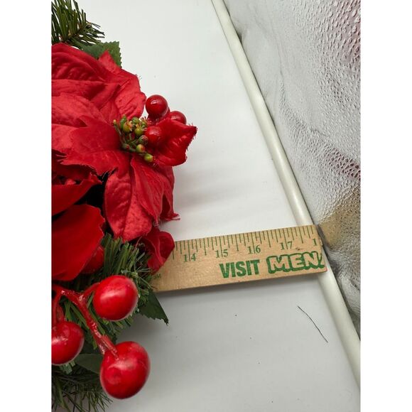 Ashland Christmas noel small cone poinsettia & peony - Picture 7 of 7